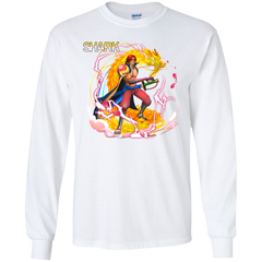 Shark One Piece  G240 Gildan LS Ultra Cotton T-Shirt