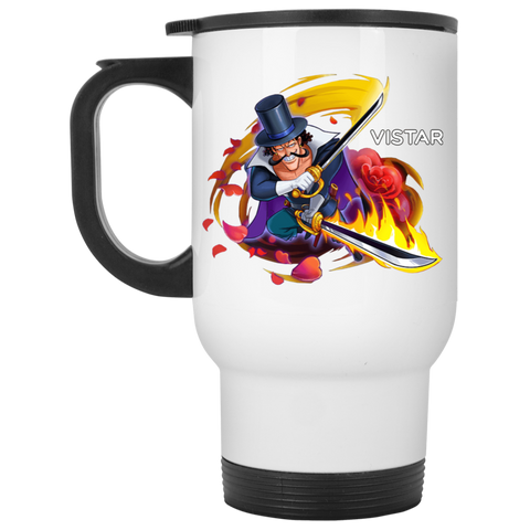 Flower Sword Vista One Piece Coffee Mug Cup Gift White Travel Mug