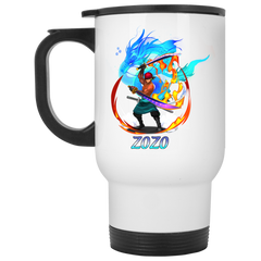 Roronoa Zoro One Piece Coffee Mug Cup Gift 2 White Travel Mug