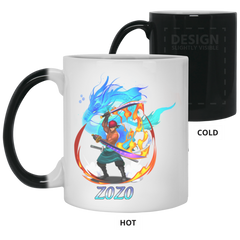 Roronoa Zoro One Piece Coffee Mug Cup Gift 2 11 oz. Color Changing Mug