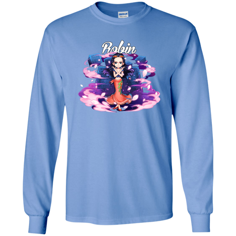 Nico Robin One Piece Robin G240 Gildan LS Ultra Cotton T-Shirt