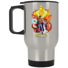 Buddha Sengoku One Piece Coffee Mug Cup Gift 02 Silver Stainless Travel Mug