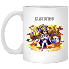 Buddha Sengoku One Piece Coffee Mug Cup Gift 11 oz. White Mug