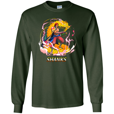 Shark One Piece Shark 02 G240 Gildan LS Ultra Cotton T-Shirt