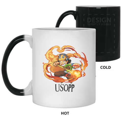 Usopp One Piece Coffee Mug Cup Gift 11 oz. Color Changing Mug