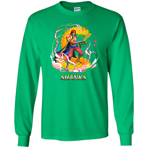 Shark One Piece Shark 02 G240 Gildan LS Ultra Cotton T-Shirt