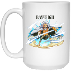Silvers Rayleigh One Piece Coffee Mug Cup Gift 15 oz. White Mug