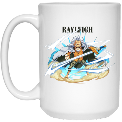 Silvers Rayleigh One Piece Coffee Mug Cup Gift 15 oz. White Mug