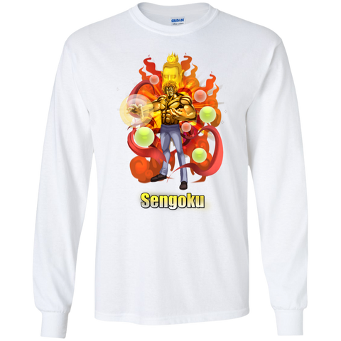 Sengoku One Piece Sengoku 03 G240 Gildan LS Ultra Cotton T-Shirt