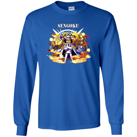 Sengoku One Piece Sengoku G240 Gildan LS Ultra Cotton T-Shirt