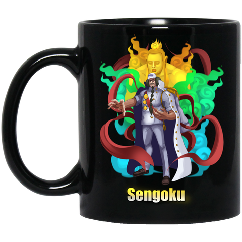 Buddha Sengoku One Piece Coffee Mug Cup Gift 01 11 oz. Black Mug