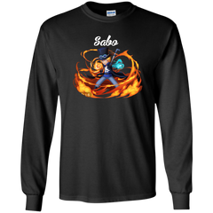 Sabo One Piece Robin Sabo G240 Gildan LS Ultra Cotton T-Shirt