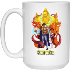 Buddha Sengoku One Piece Coffee Mug Cup Gift 02 15 oz. White Mug