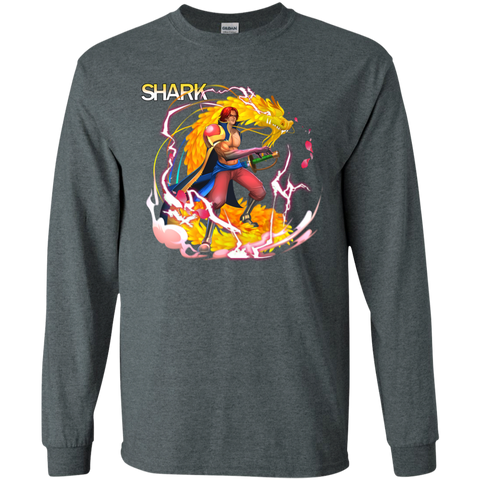 Shark One Piece  G240 Gildan LS Ultra Cotton T-Shirt
