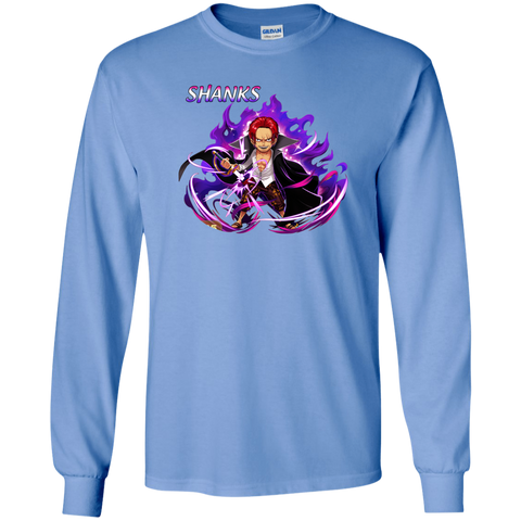 Shark One Piece Shark 01 G240 Gildan LS Ultra Cotton T-Shirt