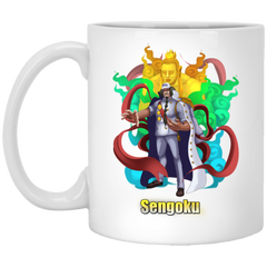 Buddha Sengoku One Piece Coffee Mug Cup Gift 01 11 oz. White Mug