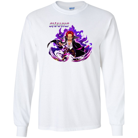 Shark One Piece Shark 01 G240 Gildan LS Ultra Cotton T-Shirt