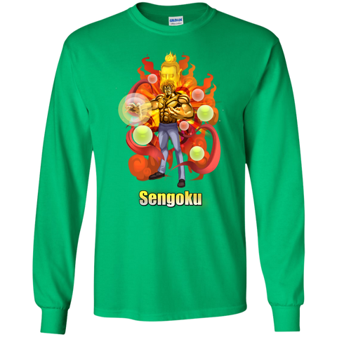 Sengoku One Piece Sengoku 03 G240 Gildan LS Ultra Cotton T-Shirt