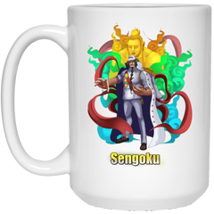 Buddha Sengoku One Piece Coffee Mug Cup Gift 01 15 oz. White Mug