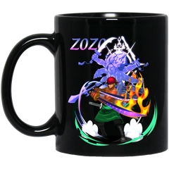 Roronoa Zoro One Piece Coffee Mug Cup Gift 1 11 oz. Black Mug