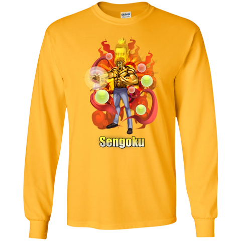 Sengoku One Piece Sengoku 03 G240 Gildan LS Ultra Cotton T-Shirt