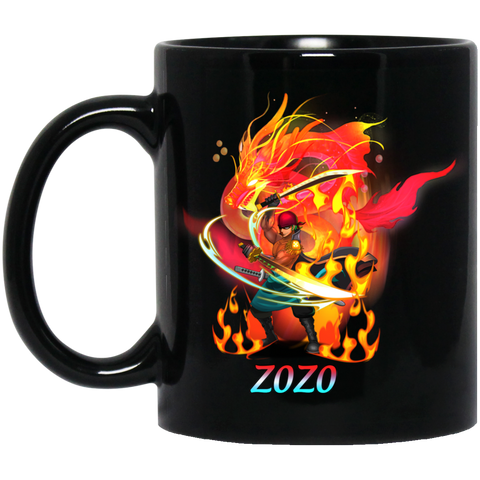 Roronoa Zoro One Piece Coffee Mug Cup Gift 11 oz. Black Mug