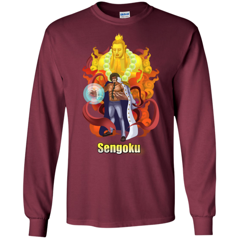 Sengoku One Piece Sengoku 02 G240 Gildan LS Ultra Cotton T-Shirt
