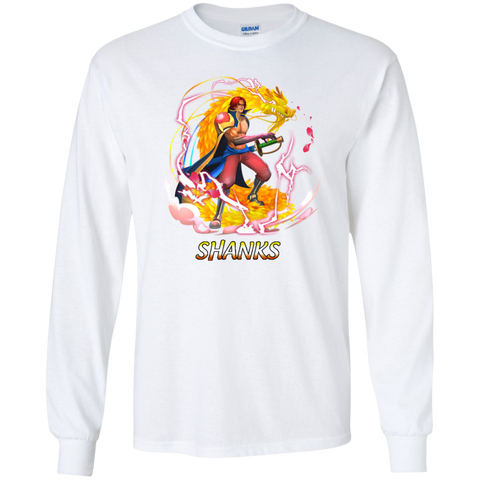 Shark One Piece Shark 02 G240 Gildan LS Ultra Cotton T-Shirt