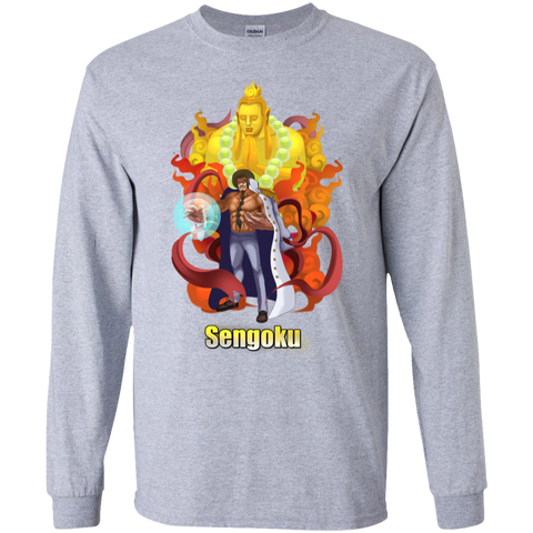 Sengoku One Piece Sengoku 02 G240 Gildan LS Ultra Cotton T-Shirt