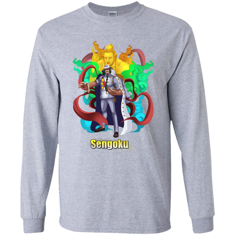 Sengoku One Piece Sengoku 01 G240 Gildan LS Ultra Cotton T-Shirt