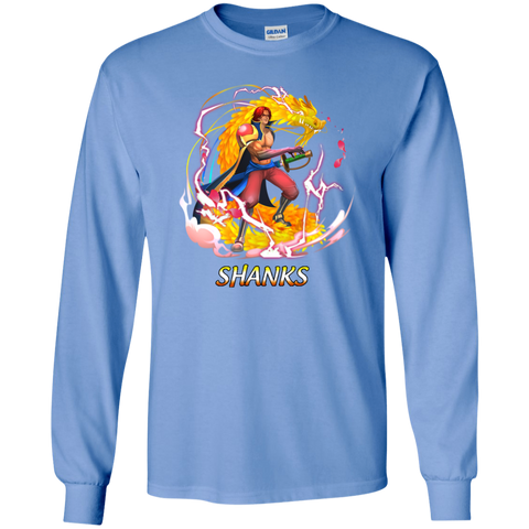 Shark One Piece Shark 02 G240 Gildan LS Ultra Cotton T-Shirt