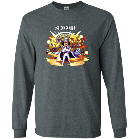 Sengoku One Piece Sengoku G240 Gildan LS Ultra Cotton T-Shirt