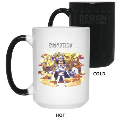 Buddha Sengoku One Piece Coffee Mug Cup Gift 15 oz. Color Changing Mug