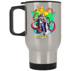 Buddha Sengoku One Piece Coffee Mug Cup Gift 01 Silver Stainless Travel Mug