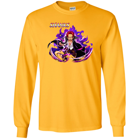Shark One Piece Shark 01 G240 Gildan LS Ultra Cotton T-Shirt