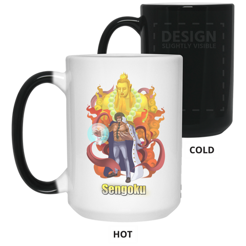 Buddha Sengoku One Piece Coffee Mug Cup Gift 02 15 oz. Color Changing Mug