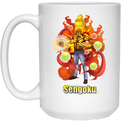 Buddha Sengoku One Piece Coffee Mug Cup Gift 03 15 oz. White Mug