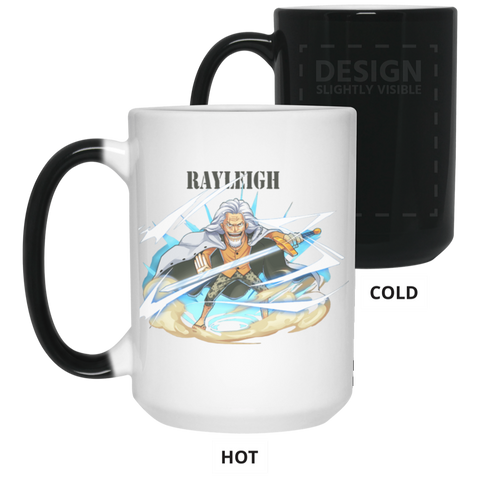 Silvers Rayleigh One Piece Coffee Mug Cup Gift 15 oz. Color Changing Mug