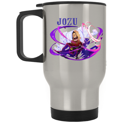 Diamond Jozu One Piece Coffee Mug Cup Gift Silver Stainless Travel Mug
