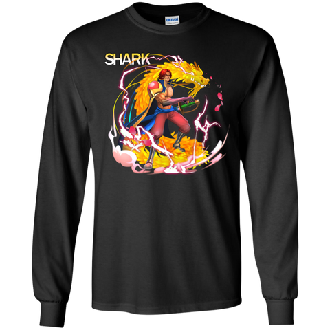 Shark One Piece  G240 Gildan LS Ultra Cotton T-Shirt