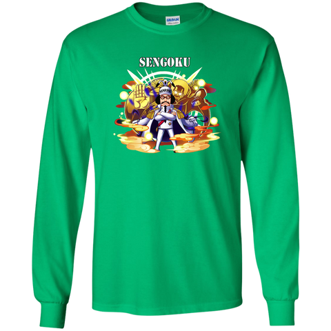 Sengoku One Piece Sengoku G240 Gildan LS Ultra Cotton T-Shirt
