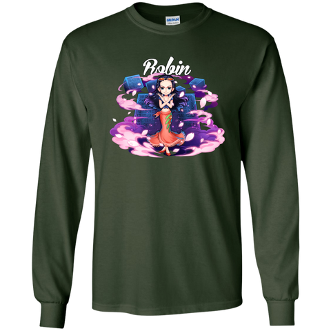 Nico Robin One Piece Robin G240 Gildan LS Ultra Cotton T-Shirt