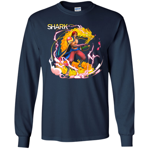 Shark One Piece  G240 Gildan LS Ultra Cotton T-Shirt