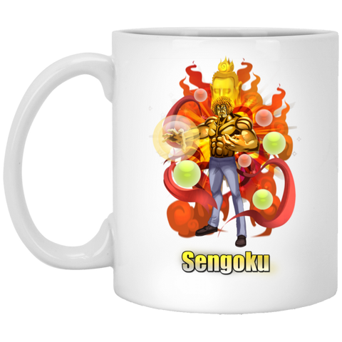 Buddha Sengoku One Piece Coffee Mug Cup Gift 03 11 oz. White Mug