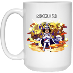 Buddha Sengoku One Piece Coffee Mug Cup Gift 15 oz. White Mug
