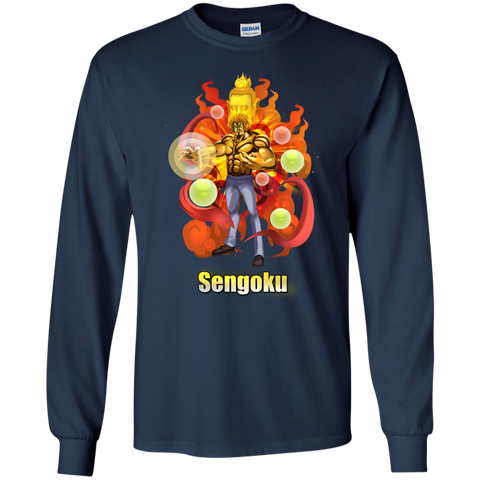 Sengoku One Piece Sengoku 03 G240 Gildan LS Ultra Cotton T-Shirt