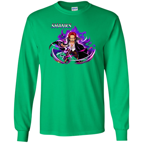 Shark One Piece Shark 01 G240 Gildan LS Ultra Cotton T-Shirt