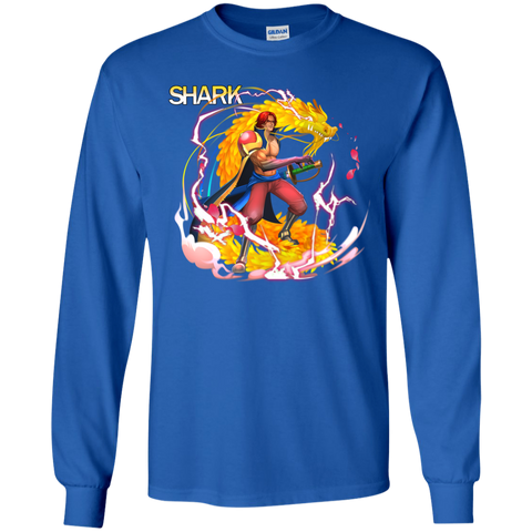 Shark One Piece  G240 Gildan LS Ultra Cotton T-Shirt