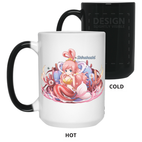 Mermaid Princess Shirahoshi One Piece Coffee Mug Cup Gift 15 oz. Color Changing Mug