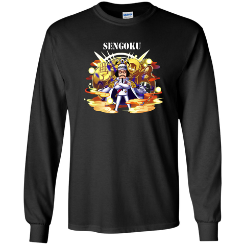 Sengoku One Piece Sengoku G240 Gildan LS Ultra Cotton T-Shirt